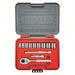 Proto J52112S Socket Set 3/8 in Drive Size, 12 Pieces, 3/8 in to 7/8 in Socket Size Range, (9) 6-Point, 0 - KVM Tools Inc.KV60MK82