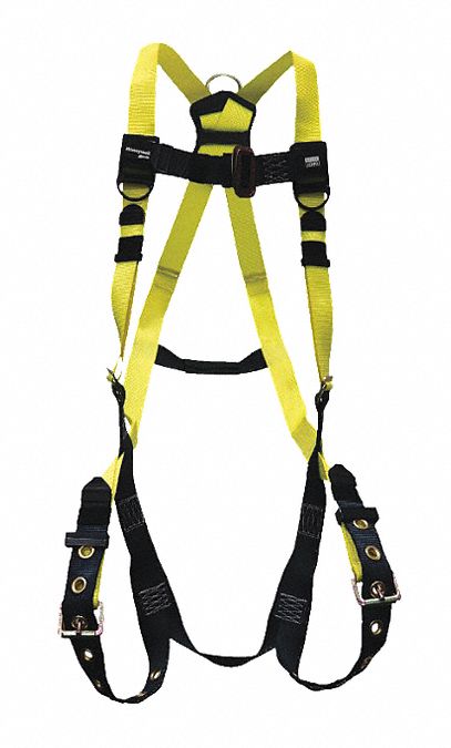 Miller BY Pip H13110022 Fall Protection Harness, 420 lb Wt Capacity, Vest Harness, Mating / Tongue, Unisex