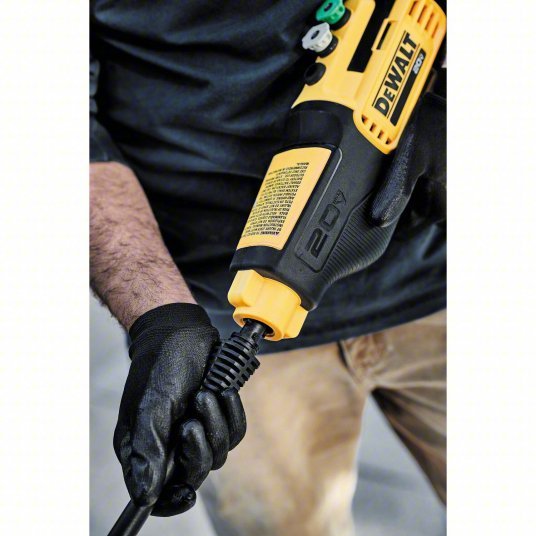 Dewalt DCPW550P1 Cordless Pressure Washer Kit Medium Duty, Hand Held, 550 psi, 1 gpm Flow Rate, 20 V Volt - KVM Tools Inc.KV60UL94