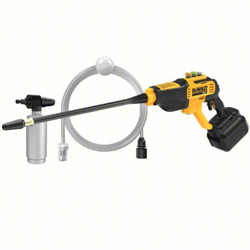 Dewalt DCPW550P1 Cordless Pressure Washer Kit Medium Duty, Hand Held, 550 psi, 1 gpm Flow Rate, 20 V Volt - KVM Tools Inc.KV60UL94