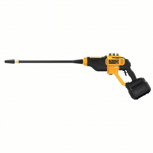 Dewalt DCPW550P1 Cordless Pressure Washer Kit Medium Duty, Hand Held, 550 psi, 1 gpm Flow Rate, 20 V Volt - KVM Tools Inc.KV60UL94