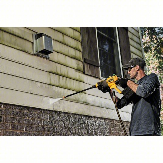 Dewalt DCPW550P1 Cordless Pressure Washer Kit Medium Duty, Hand Held, 550 psi, 1 gpm Flow Rate, 20 V Volt - KVM Tools Inc.KV60UL94