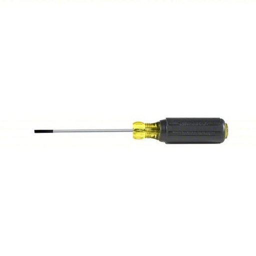 Klein 612 - 4 General Purpose Slotted Screwdriver 1/8 in Tip Size, 7 3/4 in Overall Lg, 4 in Shank Lg - KVM Tools Inc.KV15W151
