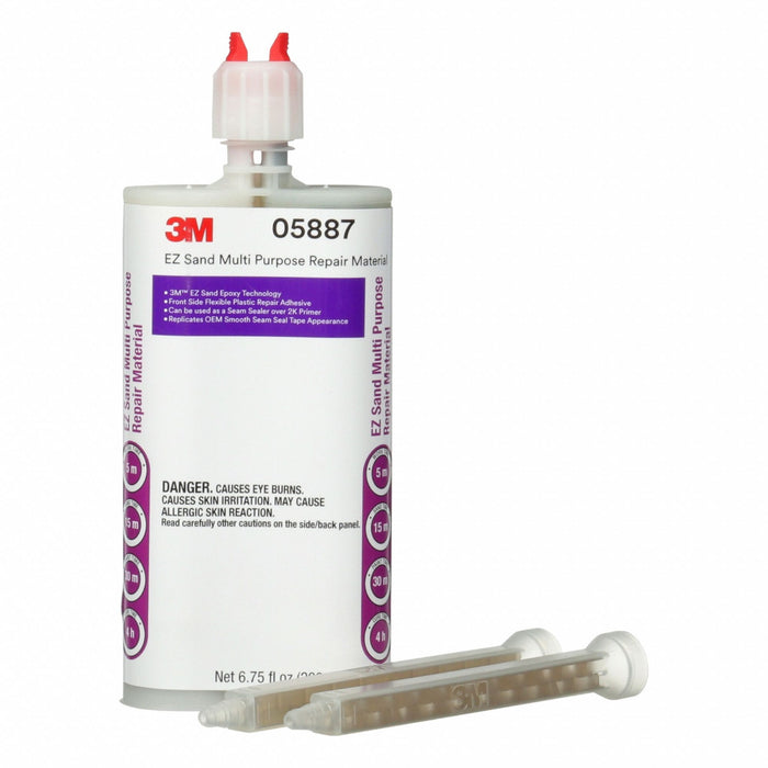 3M 05887 Flexible Parts Repair, Epoxy, 200 mL Dual-Cartridge