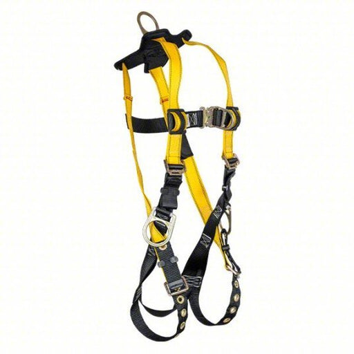 KVM Tools KV61DD40 Full Body Harness Vest, Quick - Connect / Tongue Buckles, M, 420 lb Capacity - KVM Tools Inc.KV61DD40