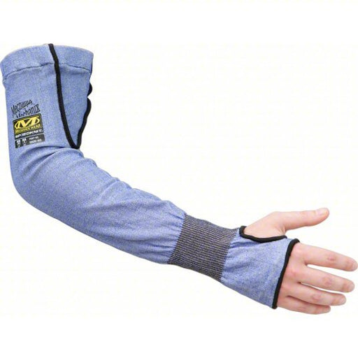 Mechanix SS2E - 33 Cut - Resistant Sleeves ANSI/ISEA Cut Level A5, HPPE (18 ga), Blue, Knit Cuff, 1 PR - KVM Tools Inc.KV61DF18