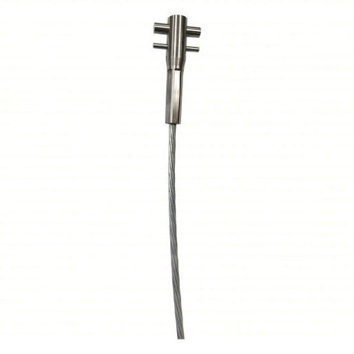 Lad - Saf 6118030 Cable Vertical Safety System Trailing, Steel, Auto, 30 ft Lifeline Lg, 620 lb Capacity - KVM Tools Inc.KV487R49