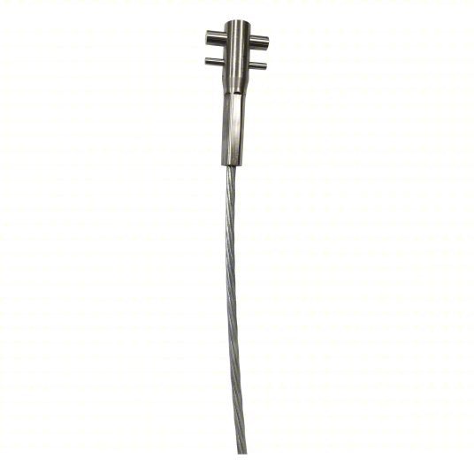 Lad - Saf 6118030 Cable Vertical Safety System Trailing, Steel, Auto, 30 ft Lifeline Lg, 620 lb Capacity - KVM Tools Inc.KV487R49