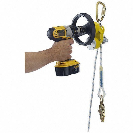 3M 3327400 Rescue and Descent Device Lower, Carabiner, Snap Hook, 400 ft Max Working Lg, Yellow - KVM Tools Inc.KV61DH08