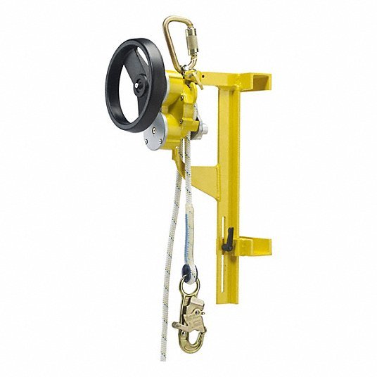 3M 3327150 Rescue and Descent Device Lower, Carabiner, Snap Hook, 150 ft Max Working Lg, Yellow - KVM Tools Inc.KV61DG99