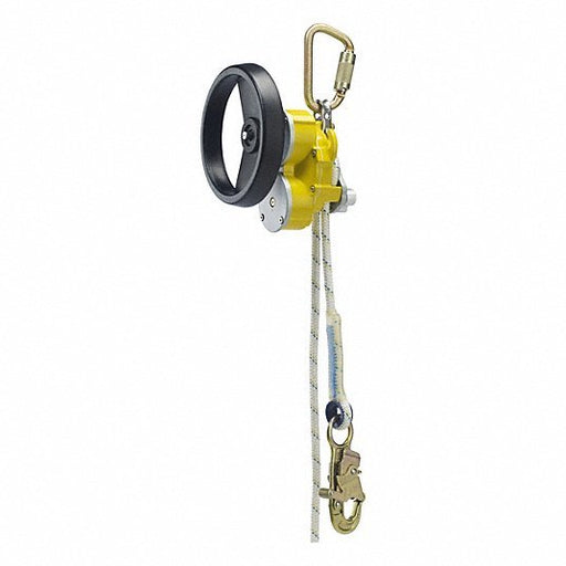 3M 3327400 Rescue and Descent Device Lower, Carabiner, Snap Hook, 400 ft Max Working Lg, Yellow - KVM Tools Inc.KV61DH08
