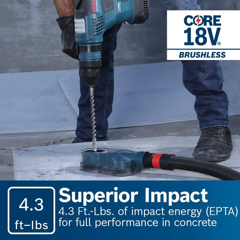 Bosch GBH18V-34CQN Cordless Rotary Hammers, 8.0 Ah, 18.0V