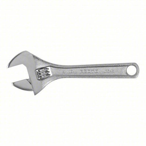 Proto J704B Adjustable Wrench Alloy Steel, Chrome, 4 11/32 in Overall Lg, 3/4 in Jaw Capacity, Plain Grip - KVM Tools Inc.KV61TH63