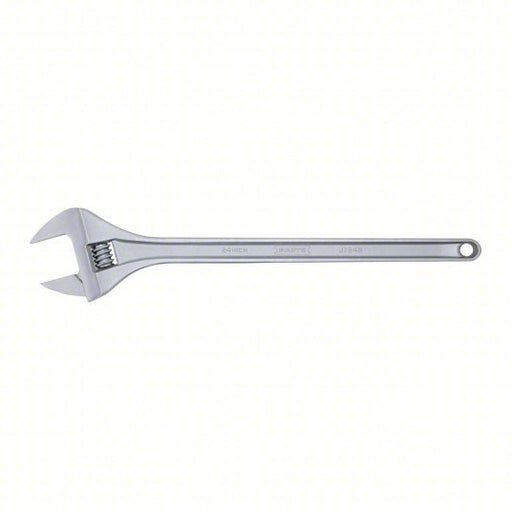 Proto J724B Adjustable Wrench Alloy Steel, Chrome, 24 3/16 in Overall Lg, 2 27/32 in Jaw Capacity - KVM Tools Inc.KV61TH77