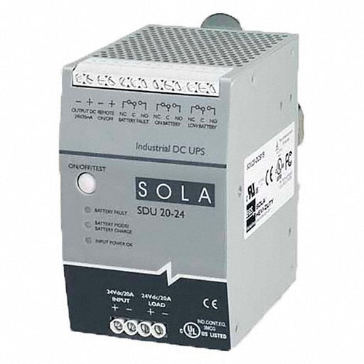 SOLAHD SDU2024B UPS Single Phase, 480 VA Power Rating, 23 V DC_30 V DC Input, 23 V DC_30 V DC Output - KVM Tools Inc.KV61VD24