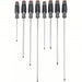 Proto J1208SCLF Screwdriver Sets 8 Pieces, Cabinet/Keystone/Phillips Tip, #1/1/4 in/#2/3/16 in Tip Size - KVM Tools Inc.KV61XK44