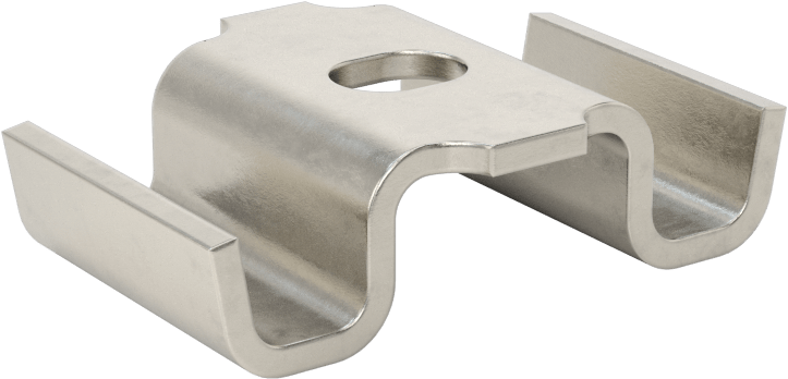 McMaster 6268T41 Metal Bar Grating Clip, Saddle Clip, 304 Stainless Steel