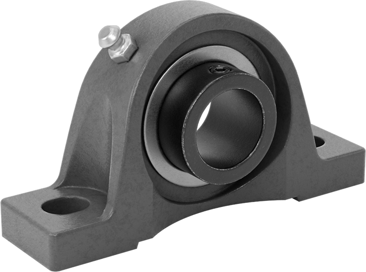 McMaster 6361K42 Eccentric-Lock Shaft Mount Ball Bearing, with Cast Iron Housing, for 1-3/8" Shaft Diameter