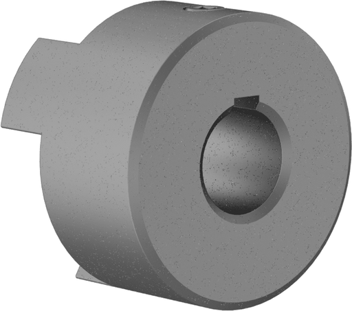 McMaster 6408K15 Flexible Shaft Coupling Iron Hub with Set Screw, 2 - 1/2" Overall Length, Keyed Shaft - KVM Tools Inc.KV6408K15