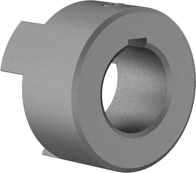 McMaster 6413K155 Flexible Shaft Coupling Iron Hub with Set Screw, 2 - 1/2" Overall Length, Keyed Shaft For Shaft Dia. 28mm - KVM Tools Inc.KV6413K155