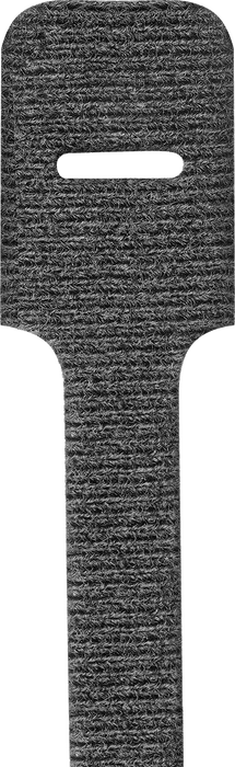 McMaster 6605K51 Hook and Loop Cable Strap, Flame-Retardant, 6" Long, Black, Pack of 10
