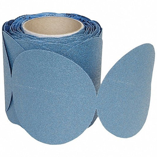 Norton 66261137322 Sanding Disc 6 in Dia, Non - Vacuum, Zirconia Alumina, 80 Grit, F Wt Paper, BlueFire H822, PK4 - KVM Tools Inc.KV804JY0