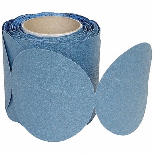 Norton 66261137322 Sanding Disc 6 in Dia, Non - Vacuum, Zirconia Alumina, 80 Grit, F Wt Paper, BlueFire H822, PK4 - KVM Tools Inc.KV804JY0