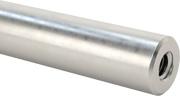 McMaster 6649K529 Tapped Linear Motion Shaft, Tapped x Straight End, 1050 Carbon Steel, 1/2" Diameter, 6" Long