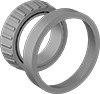 McMaster 92623A325 Spiral External Retaining Ring, for 80 mm OD, 1060-1090 Spring Steel