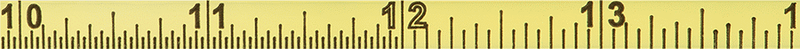 McMaster 6822A12 Pocket Diameter-Measuring Tape Measure, 1/4"- 23" Diameter Range, 100ths Graduation Marks