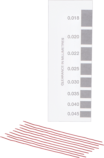 McMaster 6851N21 Gray Plastic Clearance Gauge, Pack of 10