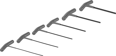 McMaster 6954A43 T - Handle Hex Key 6 Piece Metric Set - KVM Tools Inc.KV6954A43