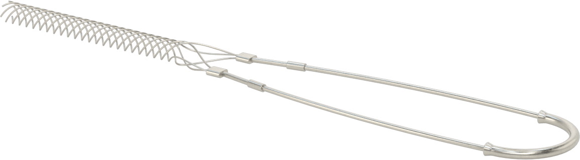 McMaster 69675K62 Cable Support Grip, One Loop, for 0.30"-0.43" Cable OD, SS