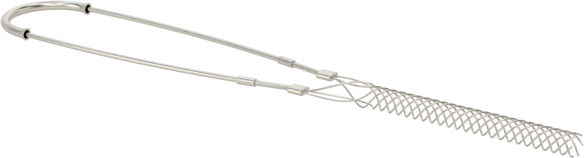 McMaster 69675K62 Cable Support Grip, One Loop, for 0.30"-0.43" Cable OD, SS