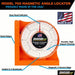 Johnson 700 Angle Finder 4 Quadrants, Magnetic, Inches, Acrylic, 5.88 in Lens Dia, 0°to 90° - KVM Tools Inc.KV6A511