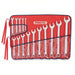 Proto J1200FASD Combination Wrench Set Alloy Steel, Satin, 15 Tools, 5/16 in to 1 1 /4 in Range of Head Sizes - KVM Tools Inc.KV449P46