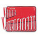 Proto J1200R - MASD Combination Wrench Set Alloy Steel, Satin, 18 Tools, 7 mm to 24 mm Range of Head Sizes - KVM Tools Inc.KV449P52