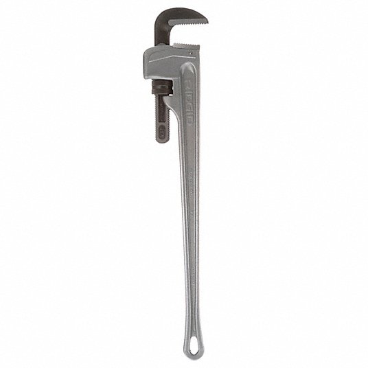 Ridgid 31110 Pipe Wrench, Straight, Aluminum, 36 in L, 5 in Jaw Capacity