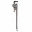 Ridgid 836 Pipe Wrench, Straight, Aluminum, 36 in L, 5 in Jaw Capacity