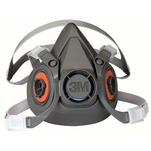 3M 6300 Half Mask Respirator, 0 Cartridges Included, Thermoplastic Elastomer, L Mask Size - KVM Tools Inc.KV6AP71