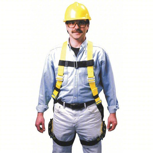 Honeywell Miller 850 - 4/UYK Full Body Harness Vest Harness, Mating / Tongue, Mating, L/XL, 400 lb Wt Capacity - KVM Tools Inc.KV6AR84