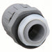 Hubbell P100NGYA Liquid-Tight Conduit Fitting 1 in Trade Size, Straight, Insulated, Gray - KVM Tools Inc.KV6D092