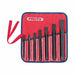 Proto J86BS2 Cold Chisel Set Steel, 5/16 in_3/8 in_7/16 in_1/2 in_5/8 in_3/4 in_7/8 in Blade Wd, Plain Grip - KVM Tools Inc.KV6DJZ0
