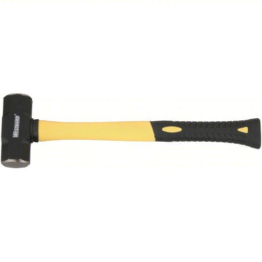 KVM Tools KV6DWL5 Steel Engineering Hammer Fiberglass Handle, 3 lb Head Wt, 1 1/2 in Dia, 15 in Overall Lg - KVM Tools Inc.KV6DWL5