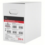 Raychem 735039-000 Electric Heating Cable For Indoor Only, 250 ft Cable Lg, 120V AC, 6 W Watts per Foot @ 40F - KVM Tools Inc.KV4E511