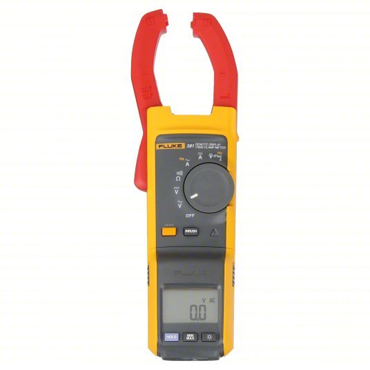 FLUKE - 381 Digital Clamp Meter Clamp - Jaw Jaw, CAT III 1000V/CAT IV 600V, TRMS, 999.9 A Max. AC Current - KVM Tools Inc.KV6FXH3