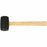 Stanley 51-104 16 oz. Rubber Mallet, 2 3/8 in Face Dia., 11 3/4 in L Wood Handle