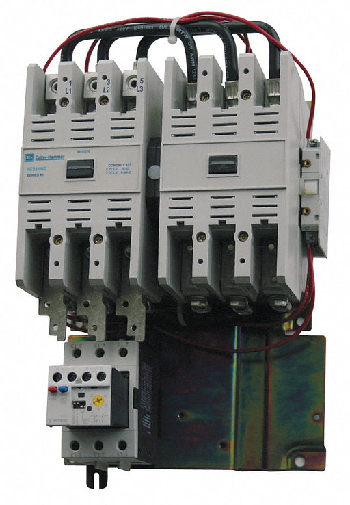 Eaton AN59NN0A5E140 NEMA Magnetic Motor Starter, Reversing, 3 Poles, NEMA Size 4, 135 A, 120V AC Coil