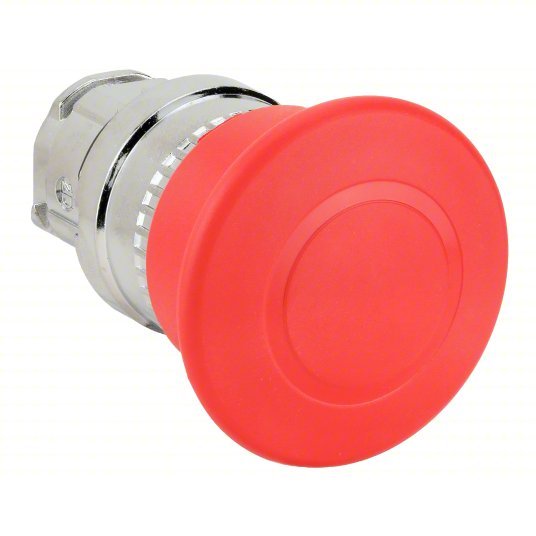 Schneider ZB4BT84 Push Button Operator 22 mm Size, Maintained Push / Maintained Pull, Red, Metal - KVM Tools Inc.KV6HP73