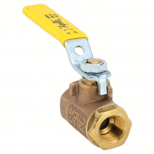 Apollo 7010201 Manual Two - Way Ball Valve 3/8 in, Bronze, Straight, FNPT x FNPT, 600 psi Max. Pressure (CWP) - KVM Tools Inc.KV6KK48